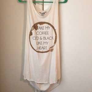 JAC VANEK COFFEE MUSCLE TANK